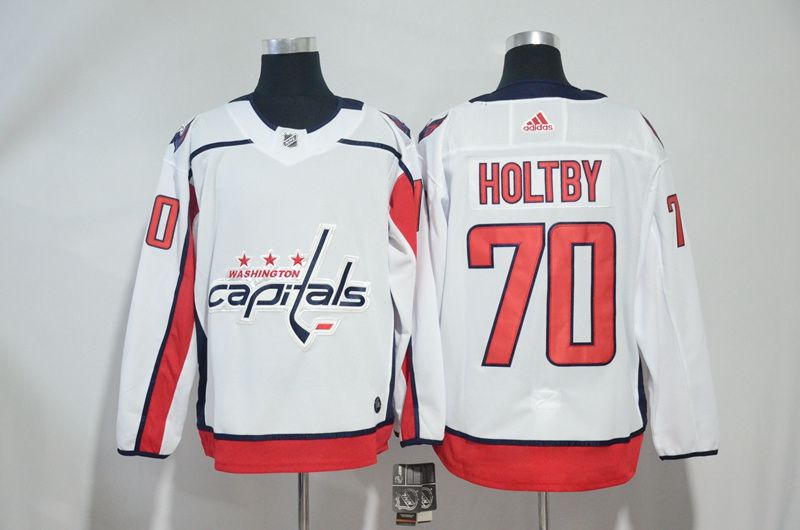 Men Washington Capitals #70 Holtby White Adidas Hockey Stitched NHL Jerseys->washington capitals->NHL Jersey